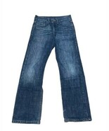 Boys Levi 514 Slim Straight Jeans Size 10 /  25x25  Dark Wash Great Cond... - $20.99 CAD