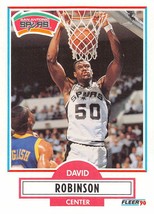 1990-91 Fleer #172 David Robinson San Antonio Spurs  - $0.89