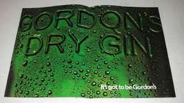 1977 2-page Gordon's Gin Ad - It's Got to Be Gordon's - $18.49