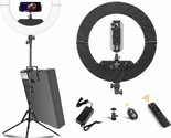 This Ring Light Kit Includes An 18&quot;/45Cm Outer 55W6700K Dimmable Led Lig... - £64.92 GBP