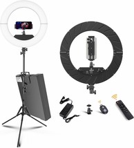 This Ring Light Kit Includes An 18&quot;/45Cm Outer 55W6700K Dimmable Led Lig... - £64.82 GBP