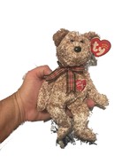 TY Signature Bear Beanie Baby 2002 Retired Plush Toy Stuffed Animal Plus - €5,08 EUR