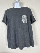 Reebok Crossfit Gray Pocket T Shirt Short Sleeve Mens Large - $11.30