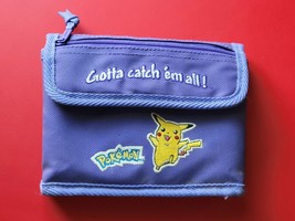 Pokemon Pikachu Purple Carry Case Vintage 1990s Game Boy Carry Travel Case - $37.37