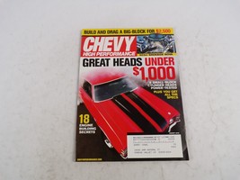 August 2006 Chevy High Performance Great Heads Under $1000 Build And Drag A Big - £11.00 GBP