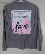Simply Southern Womens Do Everything In Love Shirt Long Sleeve Gray - SI... - $20.50 CAD