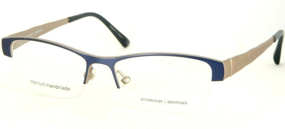 PRODESIGN DENMARK 5325 3431 MATTE BLUE EYEGLASSES GLASSES 52-16-140mm &quot;R... - $71.63