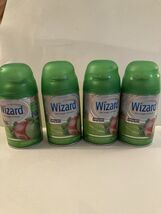 Wizard automatic spray refill 4 fresh apple air wick freshener odor neut... - $23.99