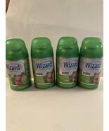 Wizard automatic spray refill 4 fresh apple air wick freshener odor neut... - $23.99