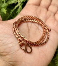 Collier chaîne solide en cuivre pur 30 pouces, bijoux en cuivre de... - $18.62
