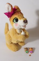 FurReal Mama Josie the Kangaroo 70+ Sounds &amp; Reactions 2 BABY KANGROOS 12&quot; WORKS - $22.76