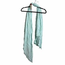 Merona Women&#39;s Mint Green Ultra Soft Oblong Fashion Crinkle Scarf, One Size      - £6.85 GBP