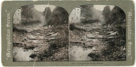 c1900&#39;s Colorized Stereoview Wissahickan Creek Pennsylvania, PA - £7.46 GBP