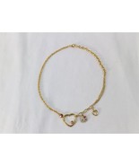 Hello Kitty Gold Open Heart Necklace - $1,366.57 MXN