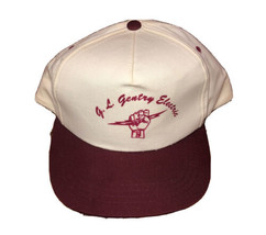 G. L. Gentry Electric Promo “Hand Holding Lightning Bolt” Graphic Snapback Hat - £14.55 GBP