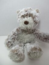 Nat &amp; Jules frosted brown plush teddy bear gray curly tummy feet face gi... - $7.20