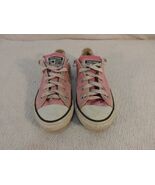 YOUTH PINK WHITE CONVERSE ALL STARS GIRLS sz1 LACE UP CLASSIC TENNIS SHO... - $221.03 MXN