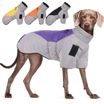 Big Dog Jacket Winter Warm Dog Clothes for Medium Large Dogs Waterproof Pet Coat - £29.60 GBP+