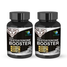 2 x Testosterone Booster with Tribulus Terrestris, Safed Musli, Ashwagan... - £28.70 GBP