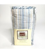 Woolrich Striped Standard Quilted Pillow Sham Blue White Gold 20 x 26 (1) - $351.44 MXN