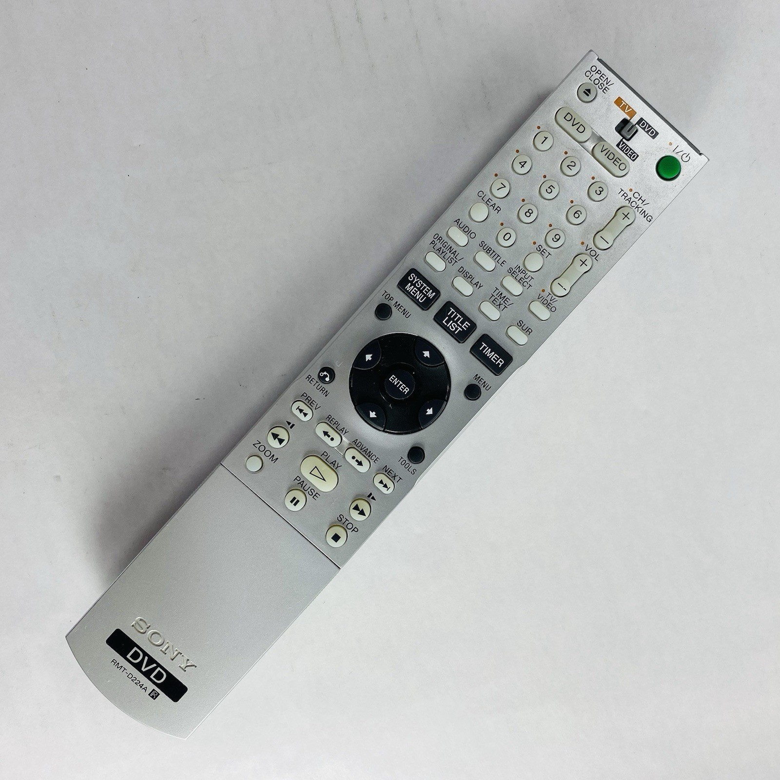 Genine Sony RMT-D224A DVD VCR Remote Control for DVD Recorder - $29.99