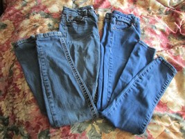 girls jeans 2 pair size 5 & ? (jeans/a) - $5.94