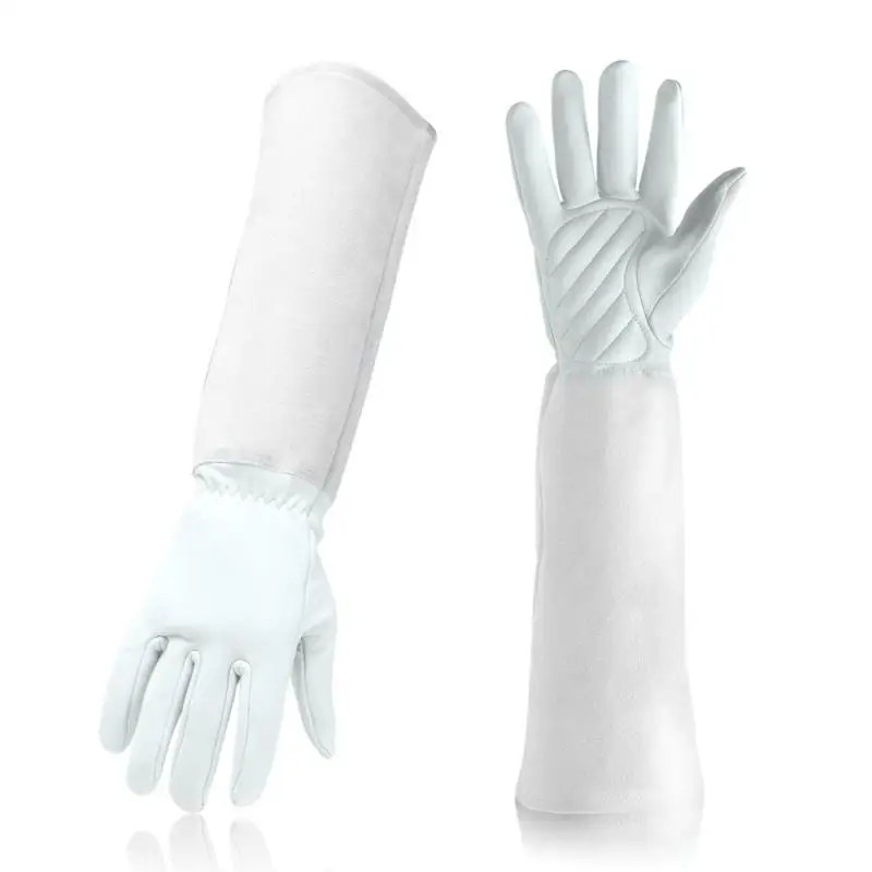 Polyester+ Leather Cleaning Gloves Anti-stab Adjust The Size At Will Gloves Gard - £65.73 GBP