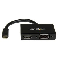 StarTech.com Mini DisplayPort to HDMI and VGA - 2 in 1 Travel Adapter - Mini Dis - £32.01 GBP