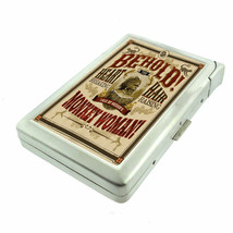 Vintage Freak Show Poster D7 100&#39;s Size Cigarette Case with Built in Lighter - £17.32 GBP