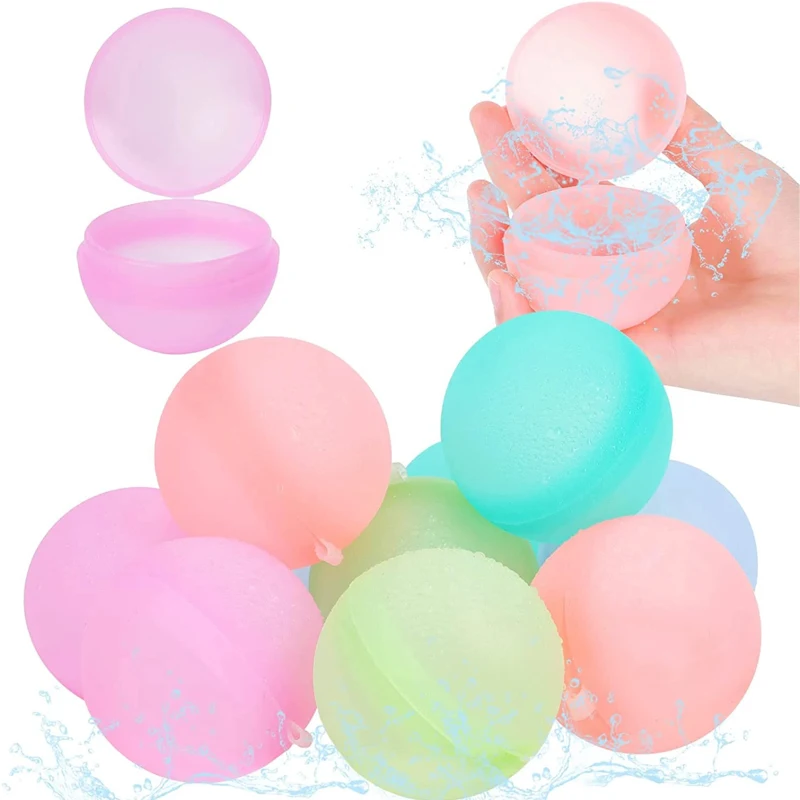 Reusable Water Bomb Splash Balls Water Balloons Absorbent Ball Pool Beach Pl - £11.93 GBP+