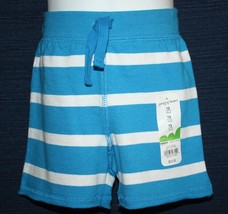 NWT Girls Pull-on Shorts - Jumping Beans - Sizes 12M to 24M - Turquoise &amp; White - £3.24 GBP
