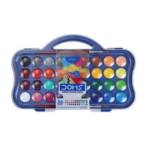 Doms 36 Shades 30mm Water Colour Cakes | Easy to Use Palette Lid | Organ... - £16.27 GBP