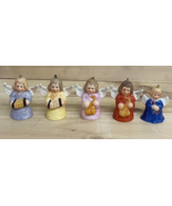 Goebel Annual Angel Christmas Bell Ornaments Set of 5 - 1970&#39;s &amp; 1980&#39;s - $54.44
