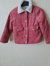 Girls Matalan Pink Corduroy Fur Lined Jacket Age 7 Years Express Shipping  - £0.91 GBP