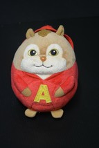 2012 Ty Beanie Ballz Alvin &amp; the Chipmunks Plush Stuffed Animal Plush Toy 4.5&quot; - £9.16 GBP