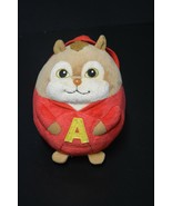 2012 Ty Beanie Ballz Alvin & the Chipmunks Plush Stuffed Animal Plush Toy 4.5"