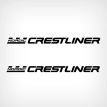 Nordic Crestliner Boat Marine Decals (Set Of 2) – OEM New Oracle - $49.99