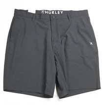 NEW Hurley 40 x 9&quot; Black Stretch Tech Hybrid Shorts - £26.28 GBP