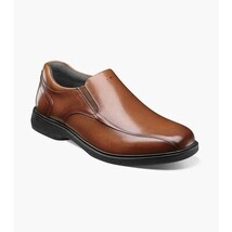 Nunn Bush KORE Pro Bike Toe Slip On Shoes Soft Leather Cognac 84945-221 image 6