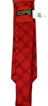 Hallmark Holiday Men's Christmas Red Classic Point Necktie Plaids & Checks image 5