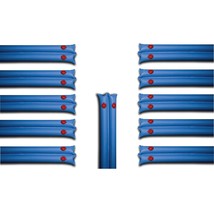 Pool 1&#39; X 10&#39; Winter Cover Double Water Tube For In-Ground Pool 11 Pack - $95.99