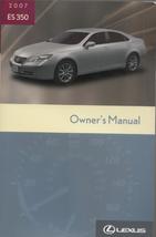 2007 Lexus ES 350 Owner&#39;s Manual Original [Paperback] Lexus - £39.16 GBP