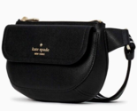 Kate Spade Rosie Belt Bag Purse Black Pebbled Leather KB712 NWT $299 Ret... - $118.79