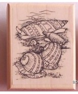 SEASHELLS NEW mounted rubber stamp - £3.99 GBP