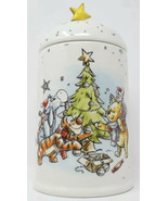 Disney Winnie the Pooh &amp; Friends Christmas Star Ceramic Holiday Cookie J... - £37.56 GBP