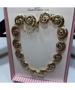 House of Harlow 1960 gold She’ll seashell necklace 16 + 3 inch extend NE... - $1,608.20 MXN
