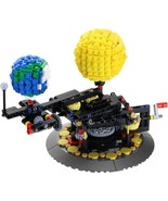 Earth Moon and Sun Orrery Solar System Rotation Building Blocks Educatio... - $33.64