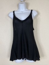 Altar&#39;d State Women Size S Black Loose Waffle Knit V Neck Tank Sleeveless - $11.30