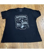 Professional Bull Riders PBR EST 1992 Black T-Shirt 2XL Snug Fit - $8.99