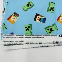 Minecraft Fabric Friends 2018 Mojang AB and Mojang Synergies AB Cotton 3.14Y L - £54.60 GBP